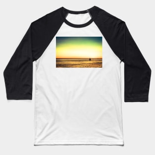 Sailboat at sunset Baseball T-Shirt